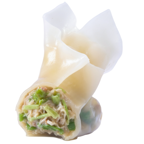 植物肉福袋餛飩 . 蛋素圖片-1